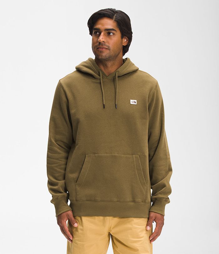 Sudadera Con Capucha The North Face Hombre Heritage Patch Pullover - Colombia KWAQDL647 - Verde Oliva